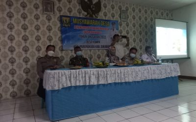 Rapat Musyawarah Perencanaan pembangunan 2022